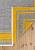 Двусторонний безворсовый ковер из шенилла NK 06 Grey Yellow