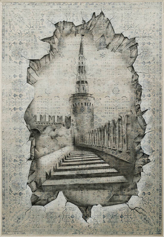 Расписной ковер VD3497-V238-1