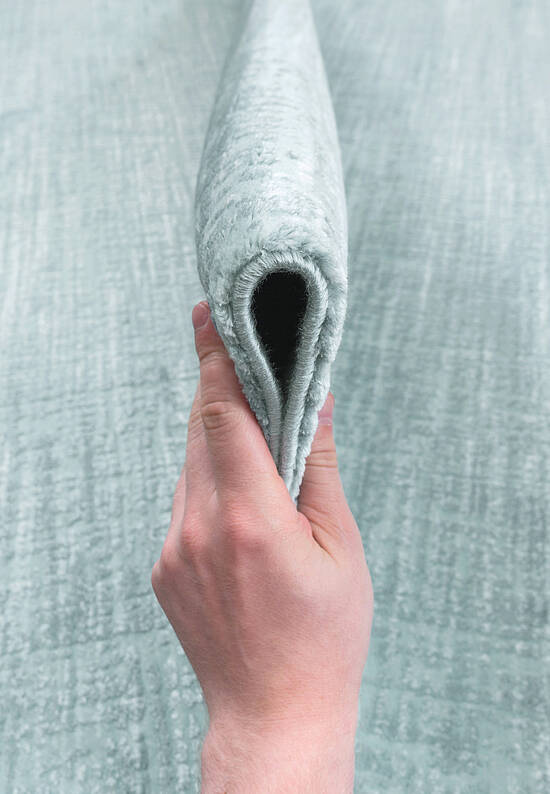 Турецкий однотонный ковер из акрила 5328 Turqoise