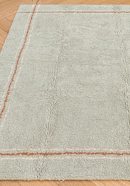 ковер в перспективе Lorena Canals Cotton Parallels Grey-Blue