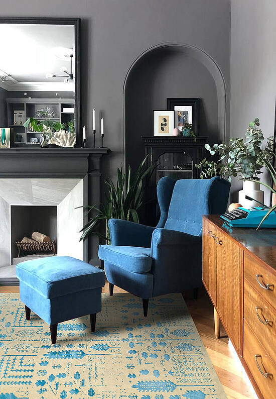 Иранский ковер из шерсти 29037