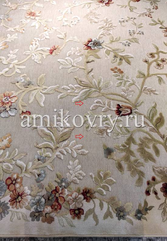 Бельгийский вискозный ковер с рельефом RV325-R111 discount13