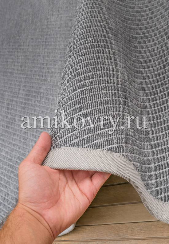 Двусторонний безворсовый ковер Vivva-Silver