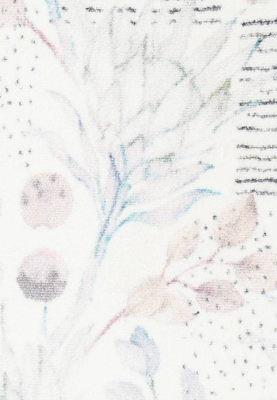 Светлый коврик для ванной  Artichoke Flower 01 White