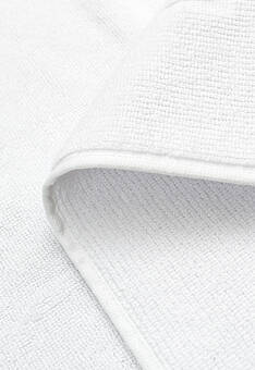 фактура коврика для ванной Aura White квадрат