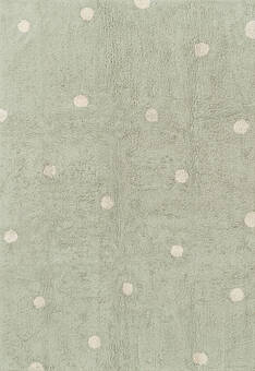 дизайн ковра Lorena Canals Cotton Dot Blue Sage