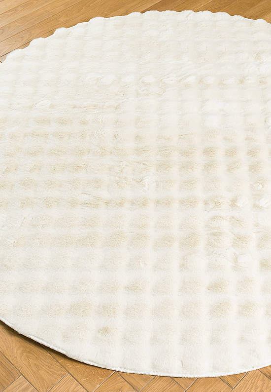 Пушистый ковер с мягким ворсом Ivory