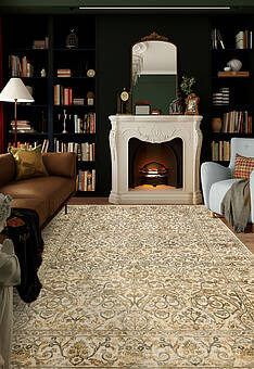 ковер в интерьере Kashan gold NE-2349 10/10 Mix/Mix