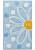 Голубой коврик для ванной комнаты Alinda 818 Light Blue