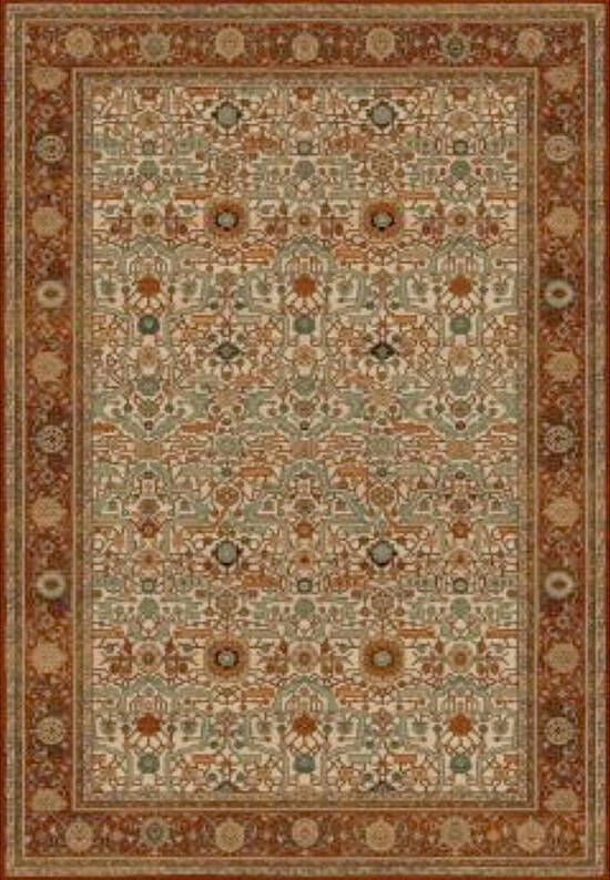 Классический шерстяной ковер OS1555-O18