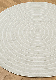 ковер в перспективе против ворса Sicilia RS6026-R454 круг