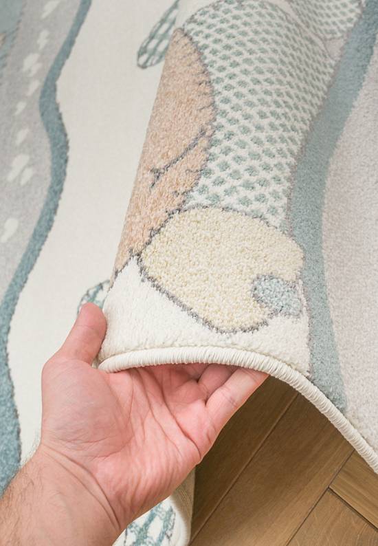 Недорогой современный ковер 2484-Light Cream