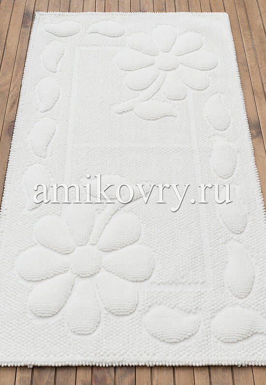 Коврик для ванной Sonil Cotton SCTN 10-White