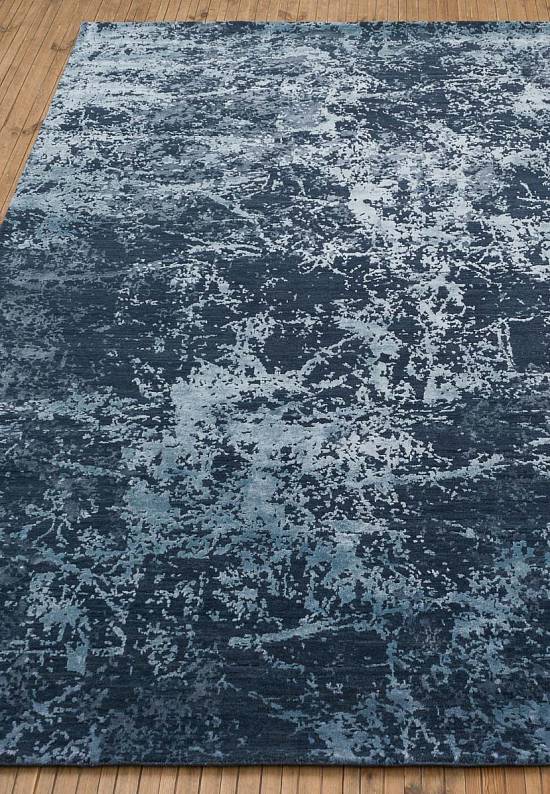 Дизайнерский ковер ручной работы Ocean Blue