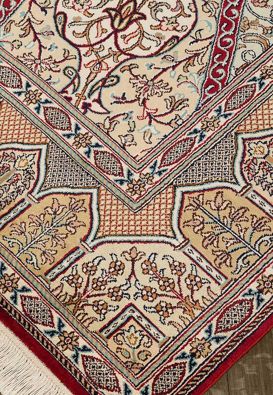 Шелковый ковер ручной работы IIST-GI9ZK25CJ Gumband