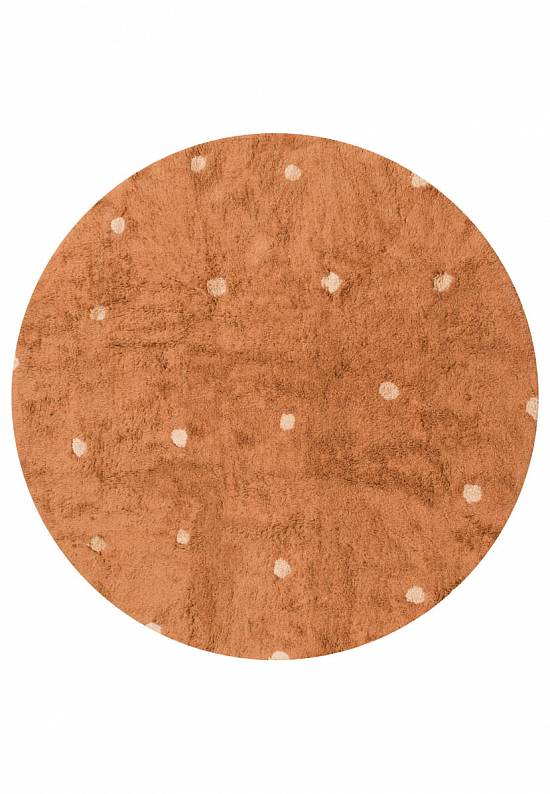 Детский стираемый ковер Dot Chestnut