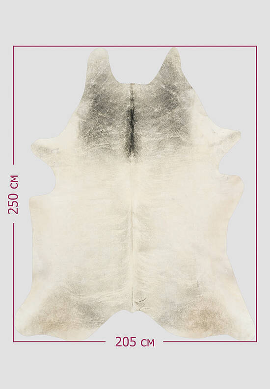 Натуральная шкура коровы Полосы серые 1227