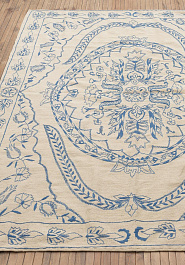 безворсовый ковер в перспективе Art Rugs Kilim Addis Ababa Blue
