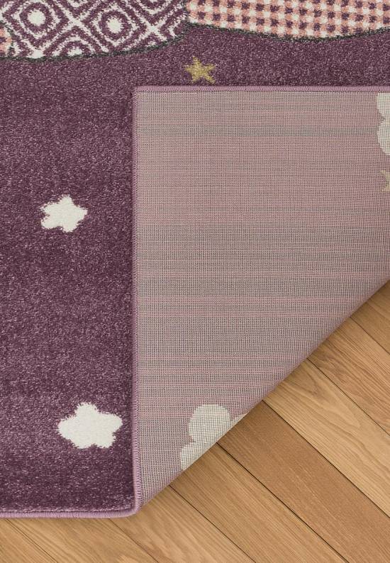 Недорогой современный ковер 2922-Light Purple