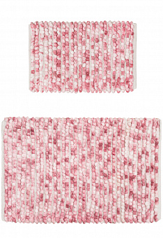 Комплект ковриков для ванной Irya Bath Ottova-Pink