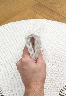 фактура коврика для ванной Irya Bath Lavish-White