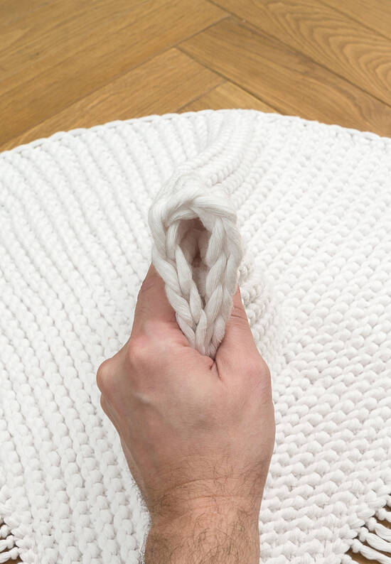 Белый коврик для ванной  Lavish-White