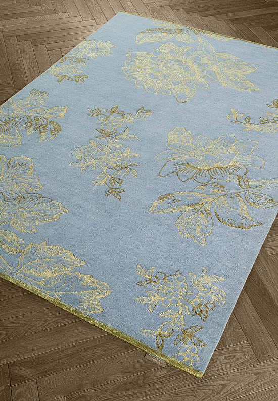Шерстяной ковер Tonquin Blue Gold