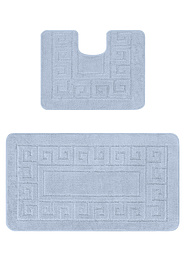дизайн комплекта ковриков для ванной Confetti Bath Maximus Ethnic 2522 Baby Blue BQ