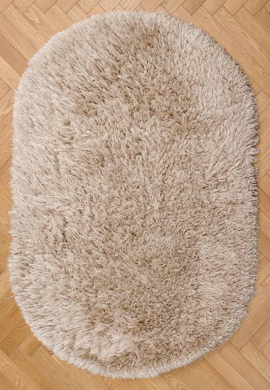 Пушистый ковер с длинным ворсом H265-beige discount5