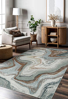 ковер в интерьере Platinum RP5989-R713