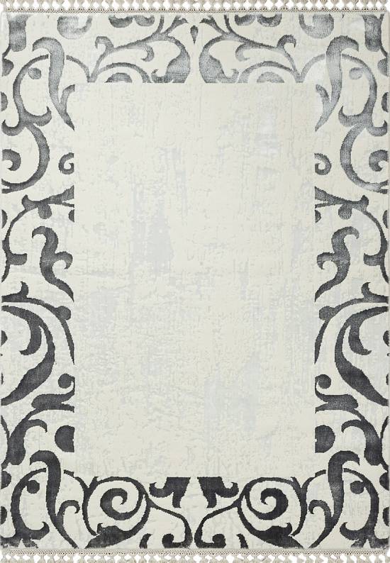 Шерстяной ковер из Турции 1017-optical grey