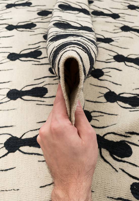 Элитный ковер ручной работы Kilim Savannah Black 2