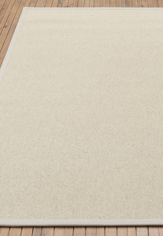Безворсовый шерстяной ковер Light Beige
