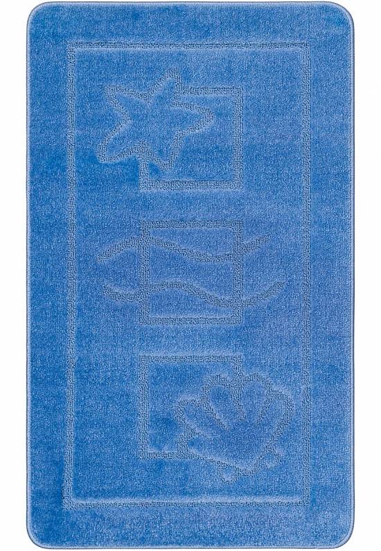 Голубой коврик для ванной Maritime 2509 Blue