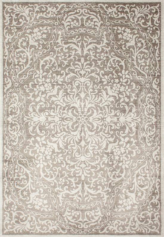 Неоклассический ковер из бамбукововй вискозы 511-Grey Platin