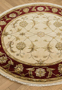 ковер в перспективе по ворсу Kashan gold 10/10 CH-114-Ivory/Red