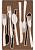 Безворсовый ковер из хлопка ARN 06 Brown White