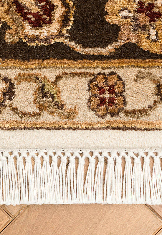 Элитный ковер ручной работы 10/10 AM-101-1-Ivory/Brown