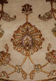 фрагмент ковра Kashan gold 10/10 MG-1001-Ivory/Gold