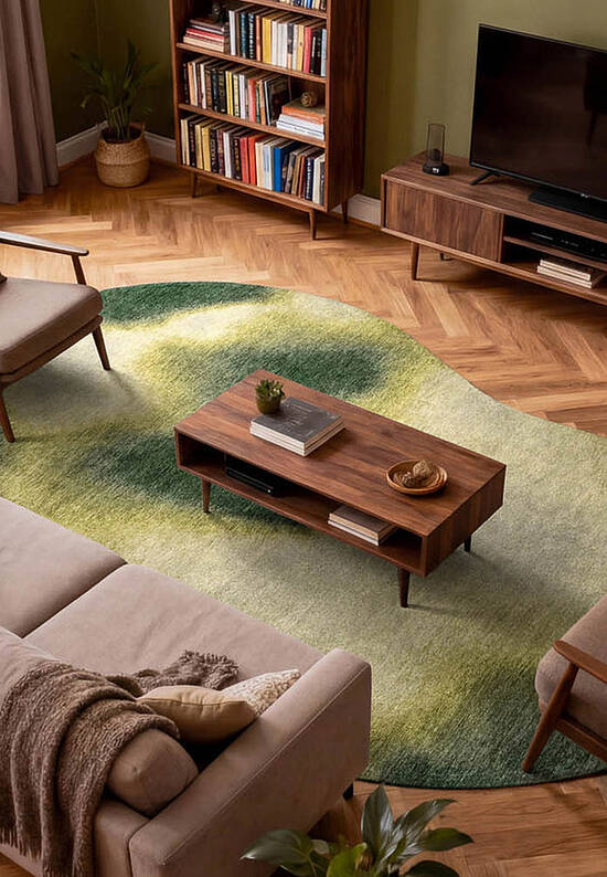 Безворсовый ковер из полиэстера LR6252-L435 outdoor