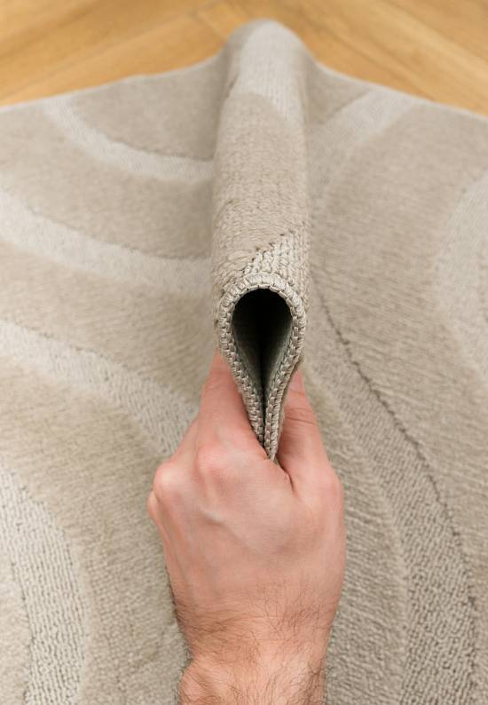 Светлый комплект ковриков для ванной и туалета Symphony 2521 Sandy Grey BQ