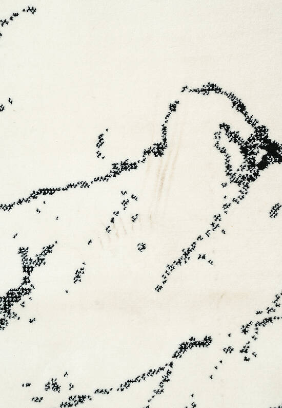 Современный черно-белый ковер OG2546-O135 discount2