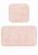 Розовый комплект ковриков для ванной комнаты и туалета 3504 Pastel Pink BD