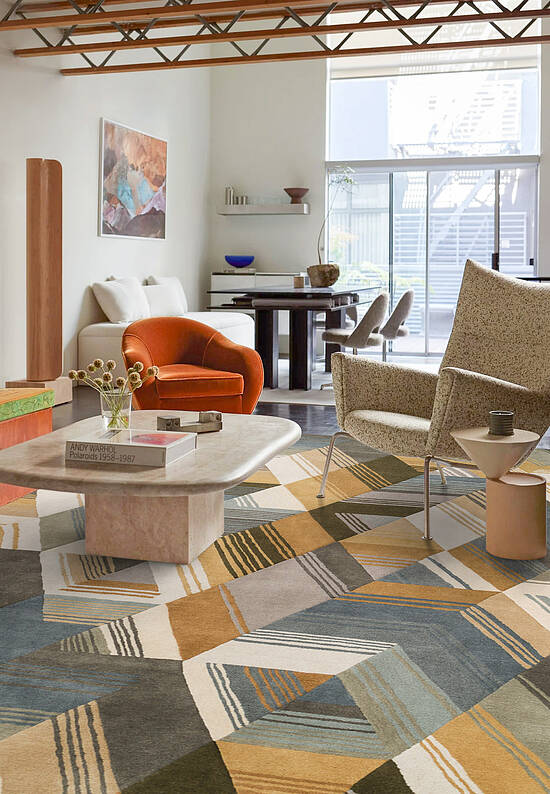 Дизайнерский ковер ручной работы Arccos-40206