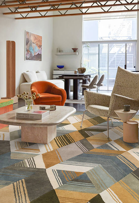 ковер в интерьере Harlequin BC Arccos-40206