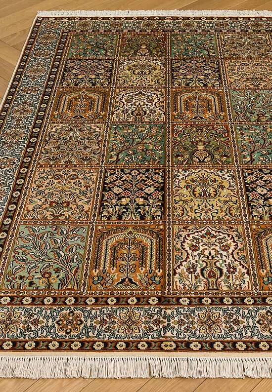 Шелковый ковер ручной работы IIST-GIZZ2C7CC Royal Taj