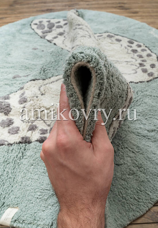 Детский хлопковый ковер Butterfly Vintage Green C-BUT-G