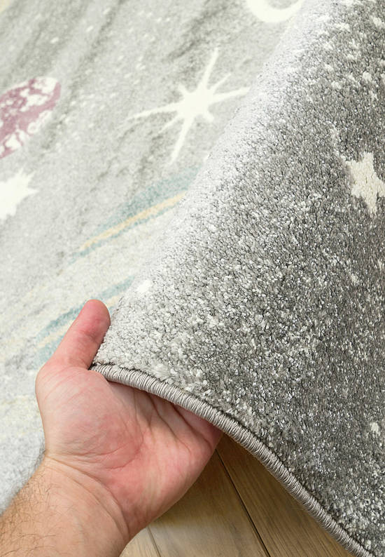 Недорогой современный ковер F271-Gray