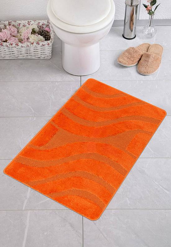 Оранжевый коврик для ванной Symphony 2590 Orange