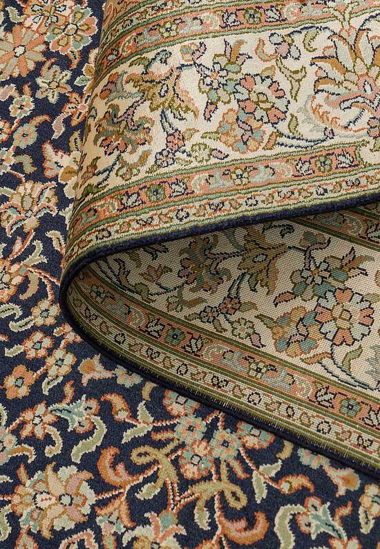 Шелковый ковер ручной работы IIST-GI97K29KJ Kashan Blue